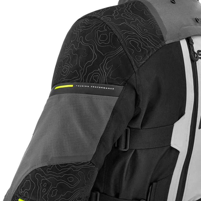 Bunda na motorku Shima Tracker šedá