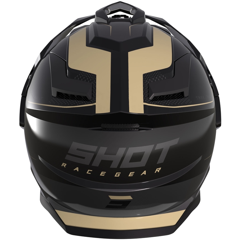 Enduro helma na motorku Shot Trek Max Vision Rally lesklá černo-písková