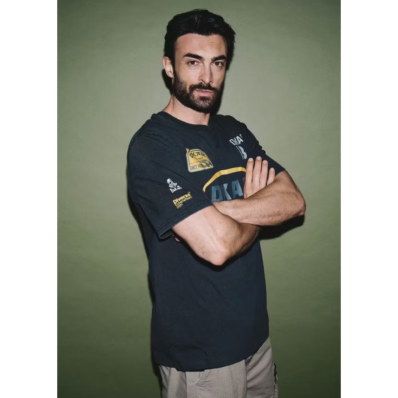 Tričko Dakar Vint C grafitové