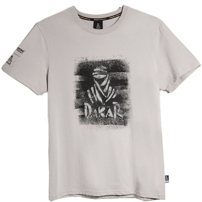 Tričko Dakar DES EMBO šedé