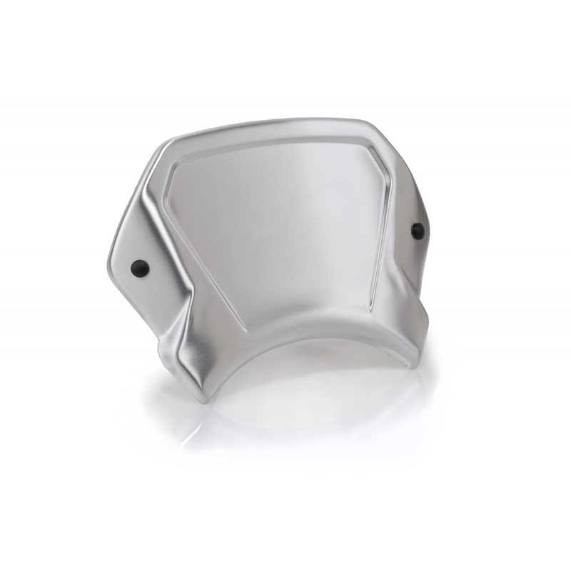 Plexi štít PUIG FRONTAL PLATE stříbrná aluninium