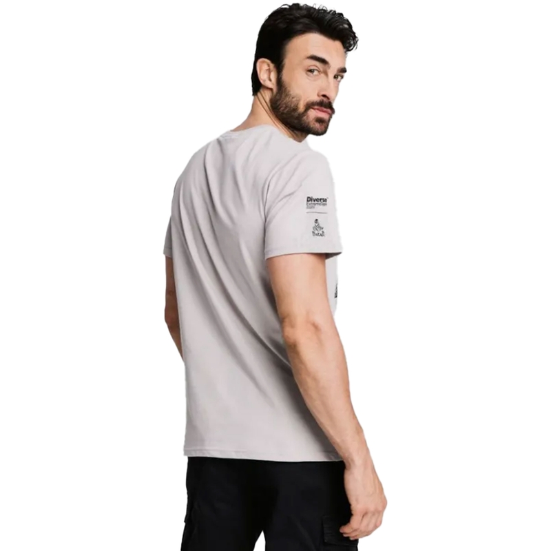 Tričko Dakar DES EMBO šedé