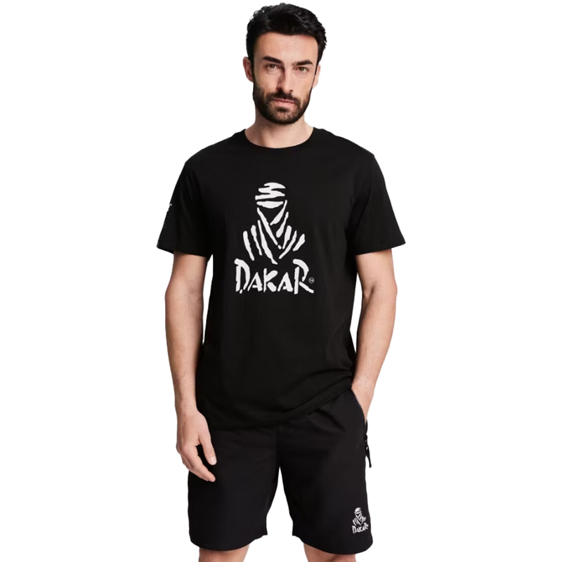 Tričko Dakar DES LOGO25 černé