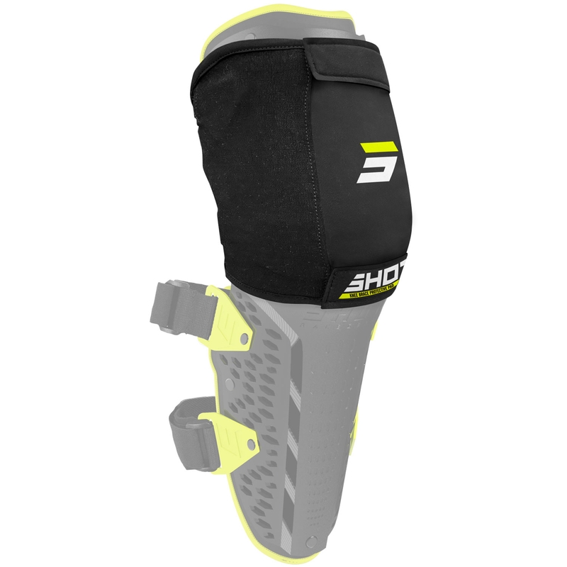 Chránič kolen Shot Unpeak černo-fluo žlutý