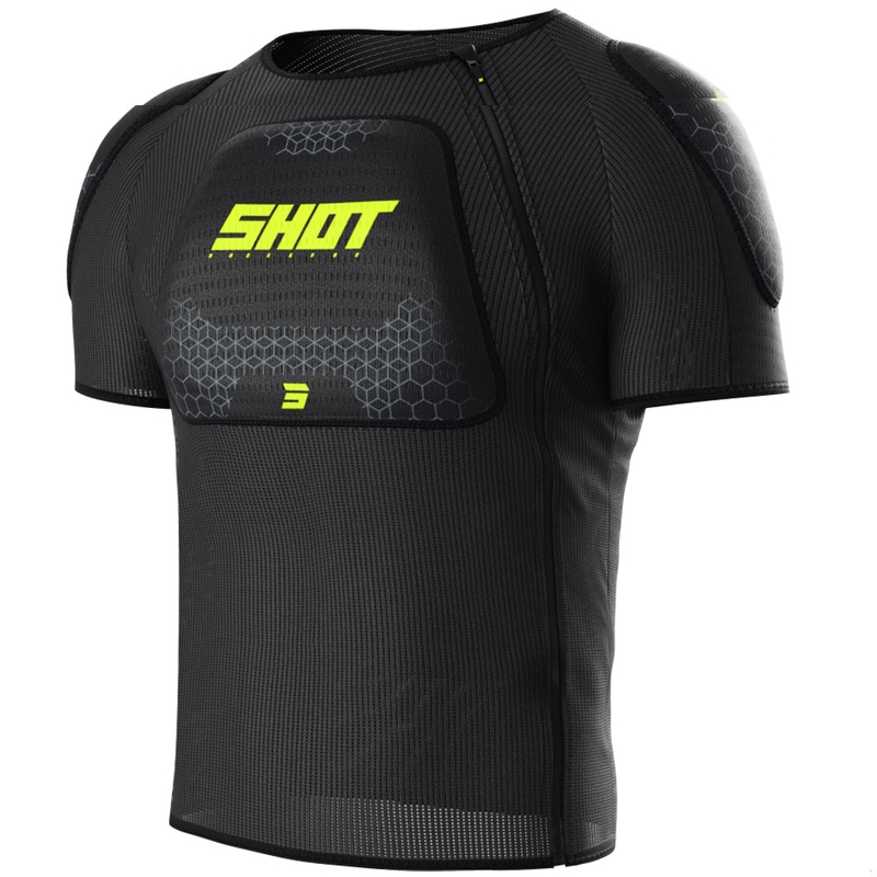 Chránič těla Shot Airlight T-Shirt černo-fluo žlutý