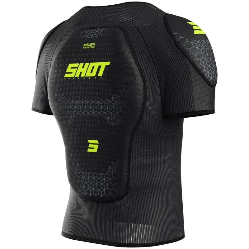 Chránič těla Shot Airlight T-Shirt černo-fluo žlutý