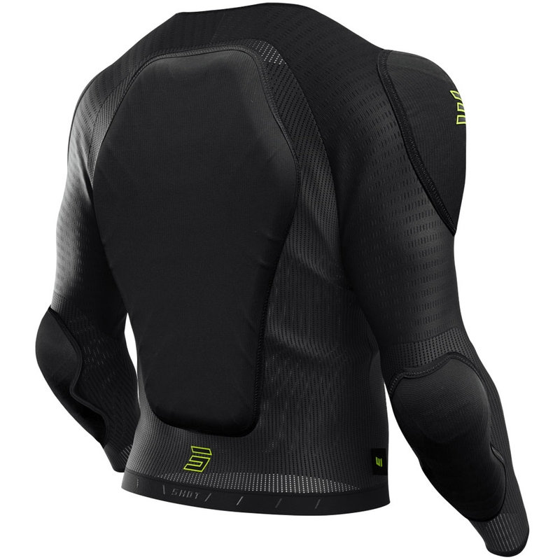 Chránič těla Shot Vest Prime černo-fluo žlutý