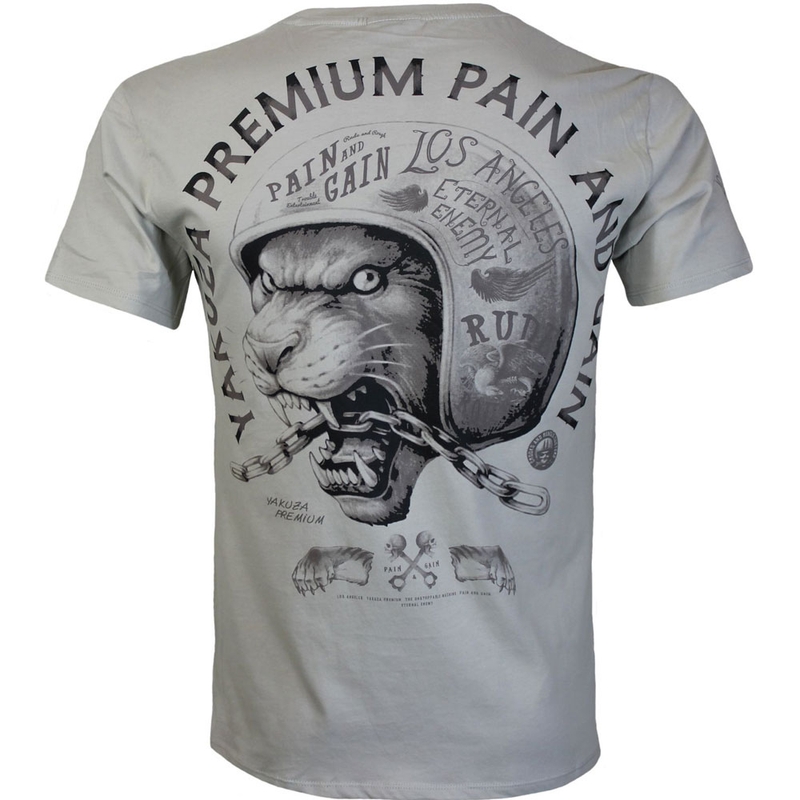 Tričko Yakuza Premium 3919 šedé