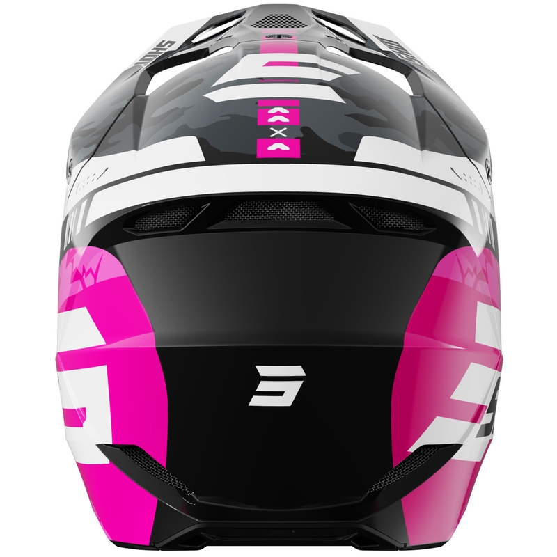 Dětská motokrosová helma Shot Furious Flash lesklá růžová