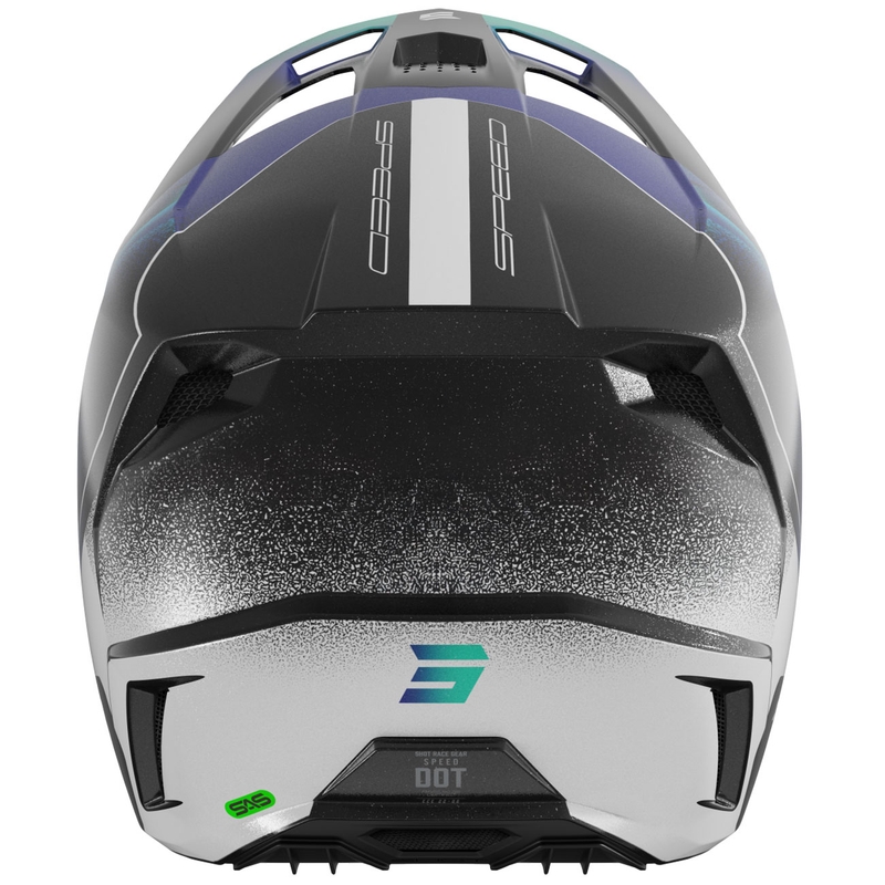 Dětská motokrosová helma Shot Speed Olymp perletově modrá