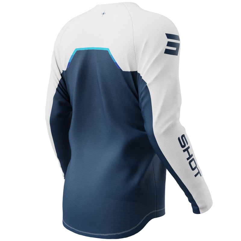 Dětský motokrosový dres Shot Draw Daytona modrý