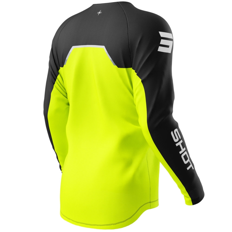 Dětský motokrosový dres Shot Draw Daytona fluo žlutý