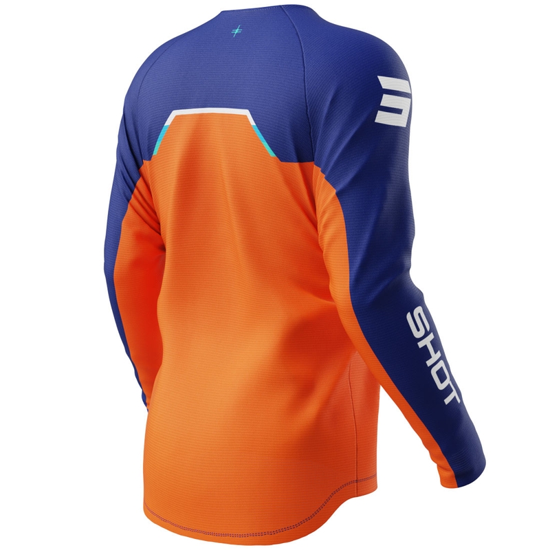 Dětský motokrosový dres Shot Draw Daytona oranžový