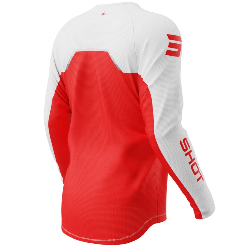 Dětský motokrosový dres Shot Draw Daytona červený