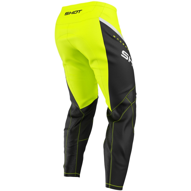 Dětské motokrosové kalhoty Shot Draw Daytona fluo žluté
