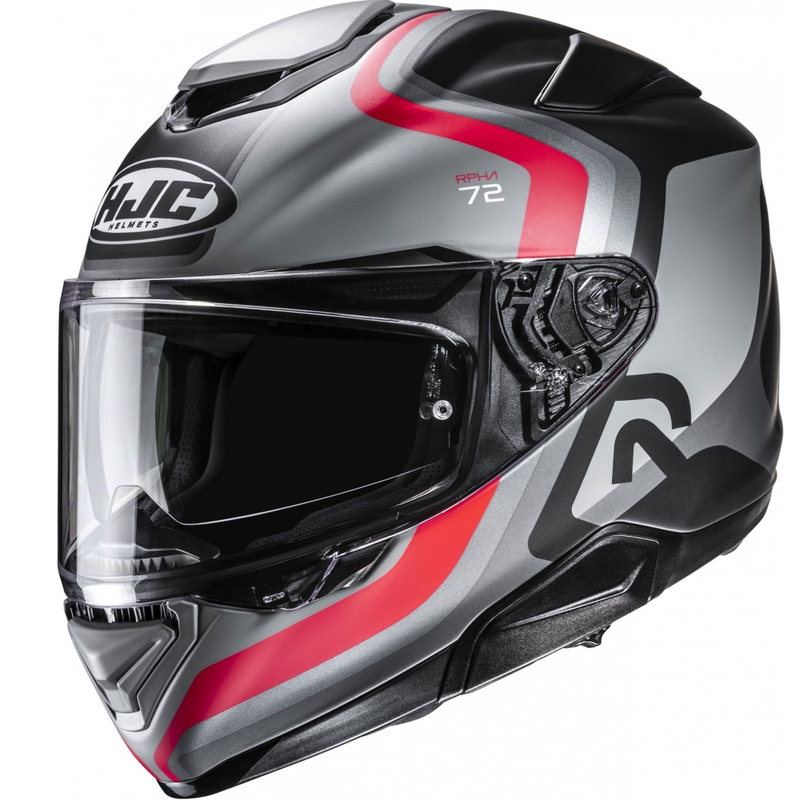 Integrální helma na motorku HJC RPHA 72 Ernem MC1SF černo-šedo-červená