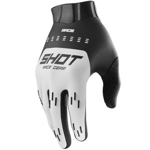 Dětské motokrosové rukavice Shot Race Evo bílé