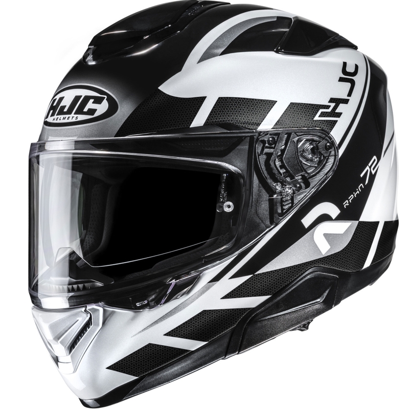 Integrální helma na motorku HJC RPHA 72 Value MC5 černo-bílá