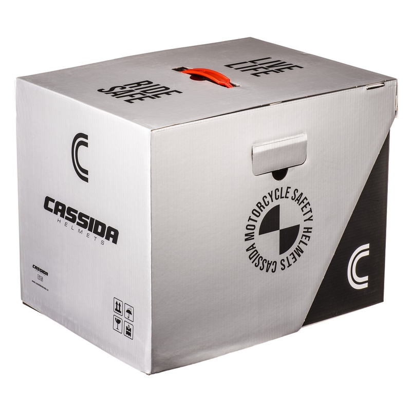 Výklopná helma na motorku Cassida Modulo 2.1 Compass matná černo-šedá