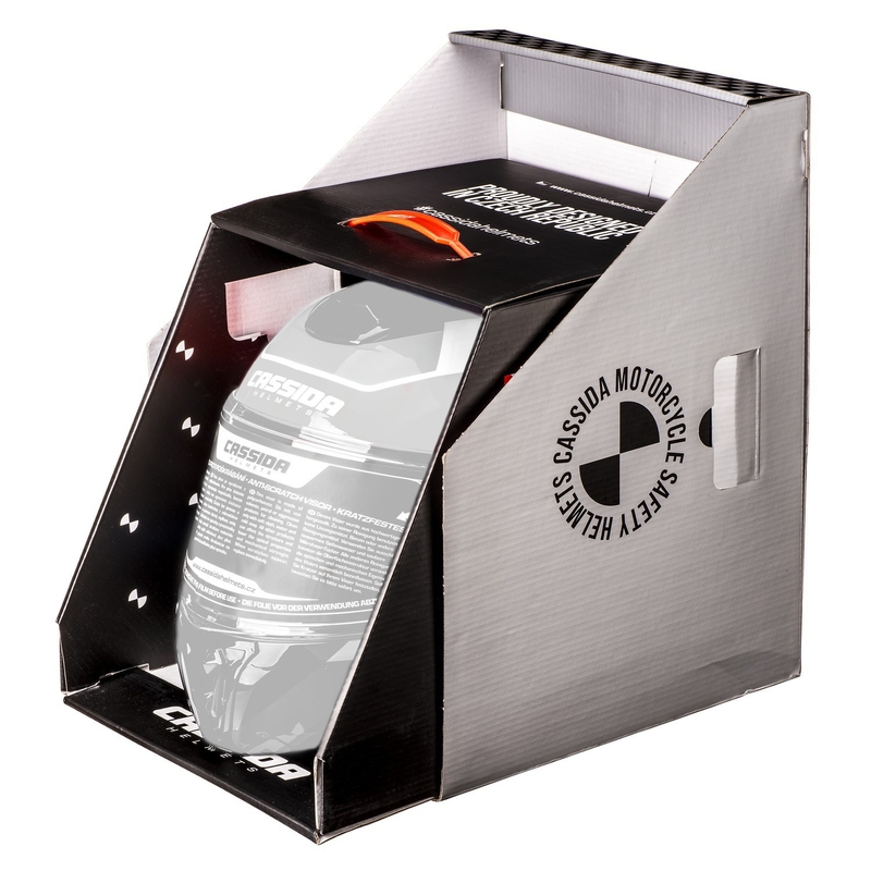 Výklopná helma na motorku Cassida Modulo 2.1 Compass matná černo-šedá