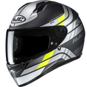 Integrální helma na motorku HJC C10 Hiper MC3HSF černo-stříbrno-žlutá
