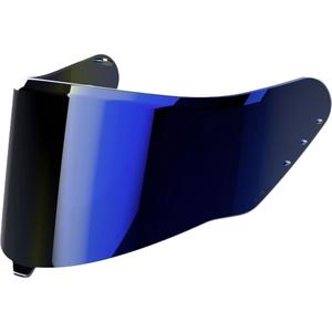 Plexi pro helmy Airoh MATRYX modré iridiové