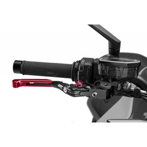 Páčka brzdy bez adaptéru PUIG 4.0 414RNR rozšiřitelná skládací červená/červená