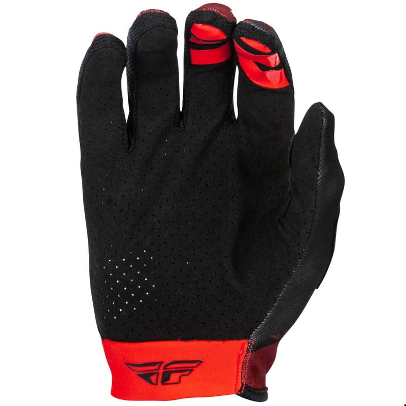 Motokrosové rukavice FLY Racing - USA Lite černo-červené