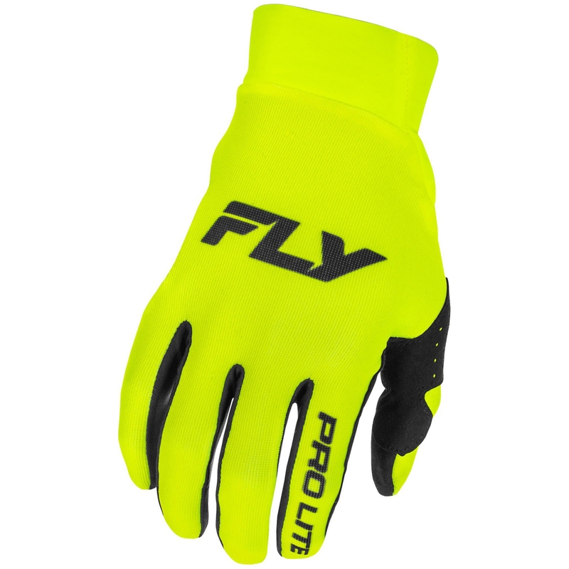 Motokrosové rukavice FLY Racing - USA Pro Lite hi-vis-černé