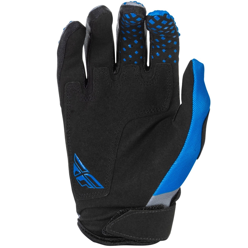 Motokrosové rukavice FLY Racing - USA Kinetic modro-šedo-černé