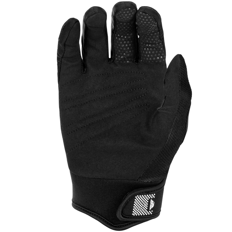 Motokrosové rukavice FLY Racing - USA F-16 černo-bílé