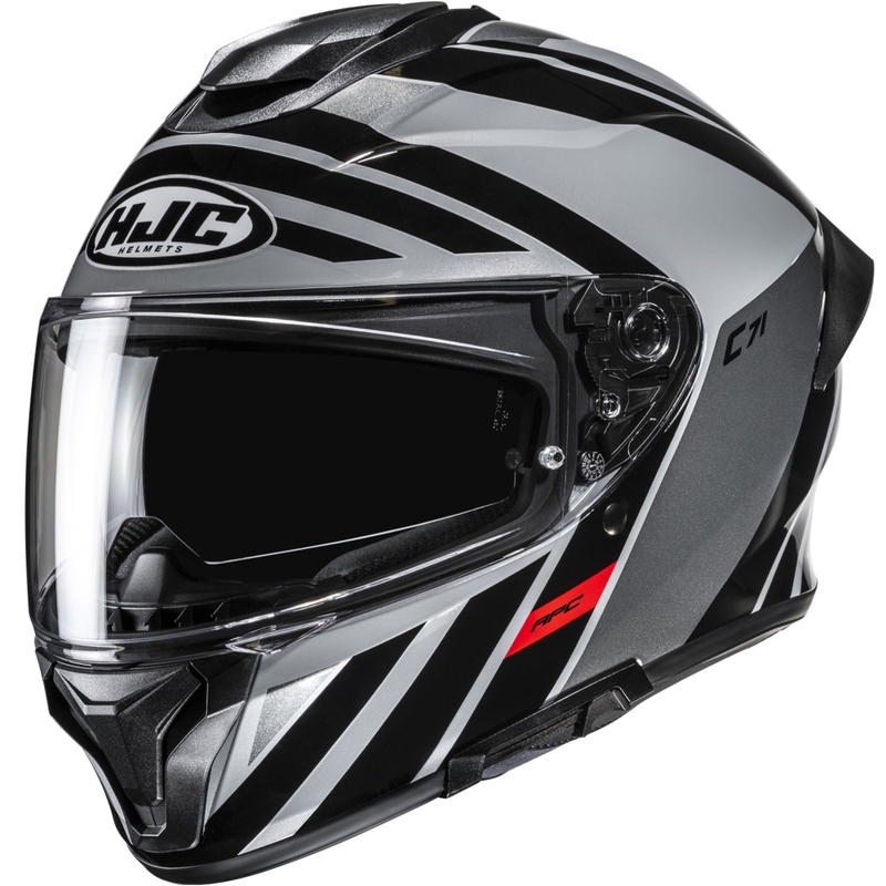 Integrální helma na motorku HJC C71 Faber MC5 černo-šedá