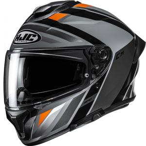 Integrální helma na motorku HJC C71 Faber MC7 černo-šedo-oranžová