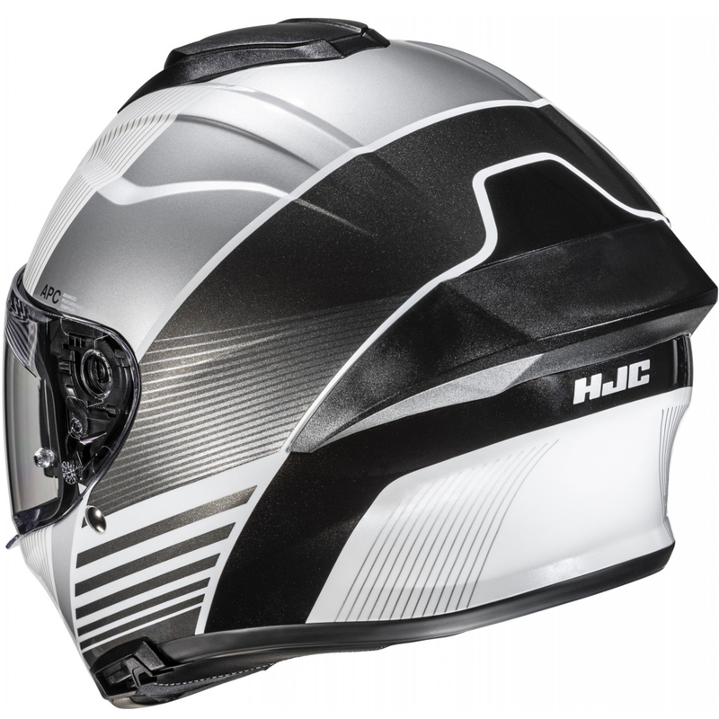 Integrální helma na motorku HJC C71 Morix MC5 černo-stříbrná