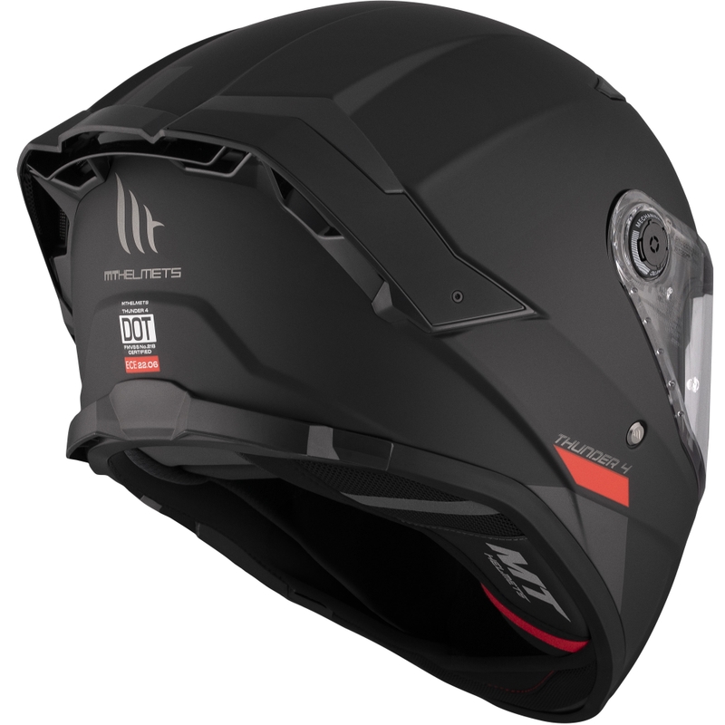 Integrální přilba na motorku MT FF118SV Thunder 4 SV černá matná