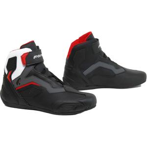 Boty na motorku Forma Stinger EVO Flow černo-červeno-bílo-šedé