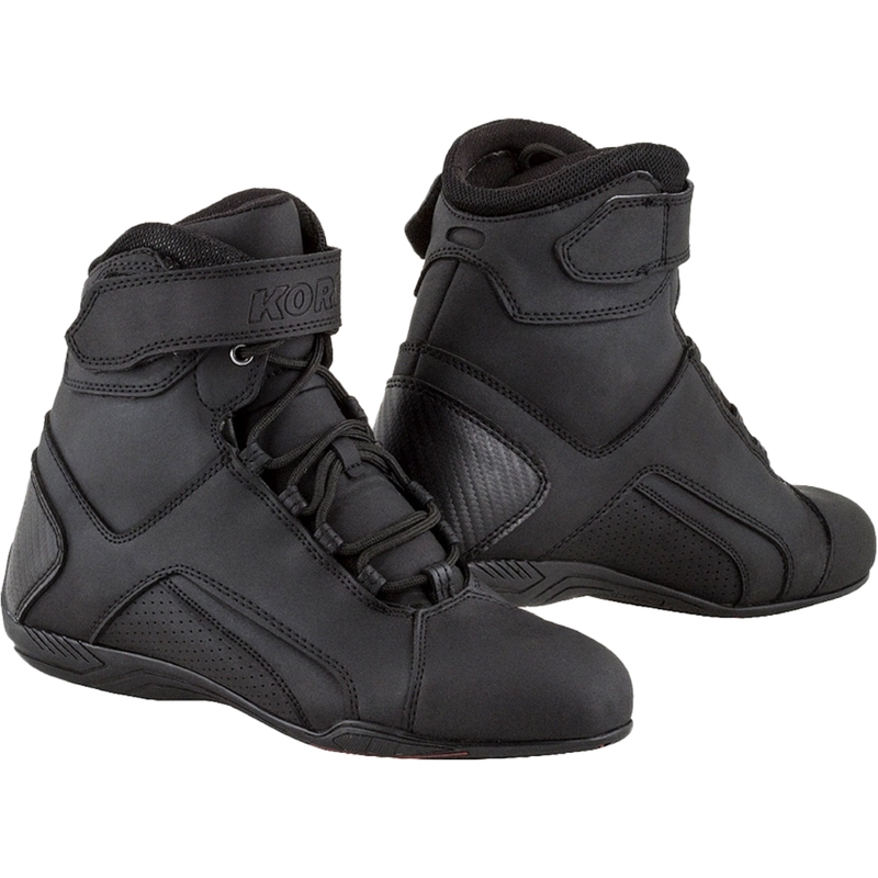 Boty na motorku Kore Velcro 2.0 černé