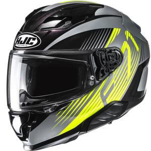 Integrální helma na motorku HJC F71 Catos MC3H černo-šedo-fluo žlutá