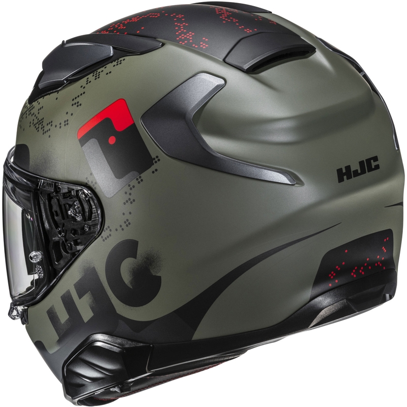 Integrální helma na motorku HJC F71 Faco MC1SF khaki-černá