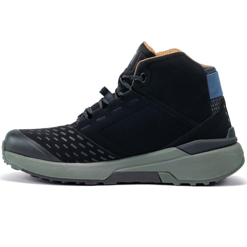 Boty na motorku SIDI NUCLEUS Suede WP černo-zelené