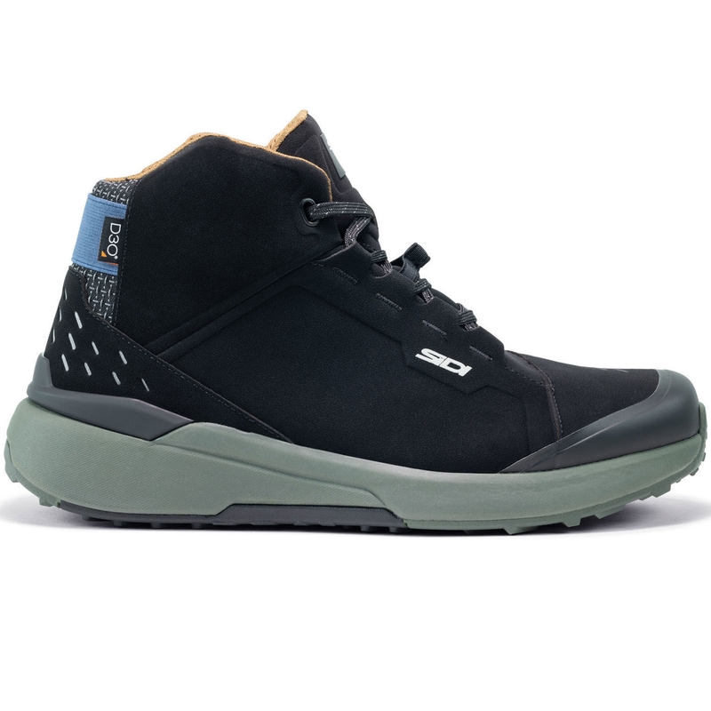 Boty na motorku SIDI NUCLEUS Suede WP černo-zelené