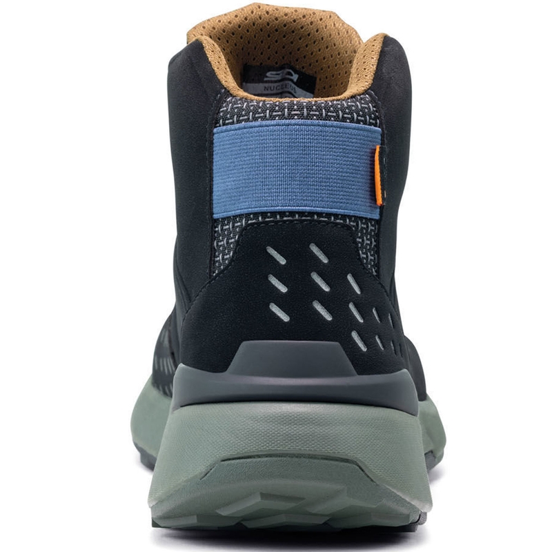 Boty na motorku SIDI NUCLEUS Suede WP černo-zelené