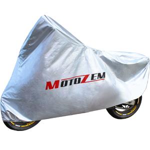 Plachta na motorku MotoZem - stříbrná