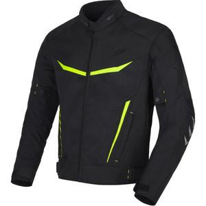 Bunda na motorku RSA Runway černo-fluo žlutá