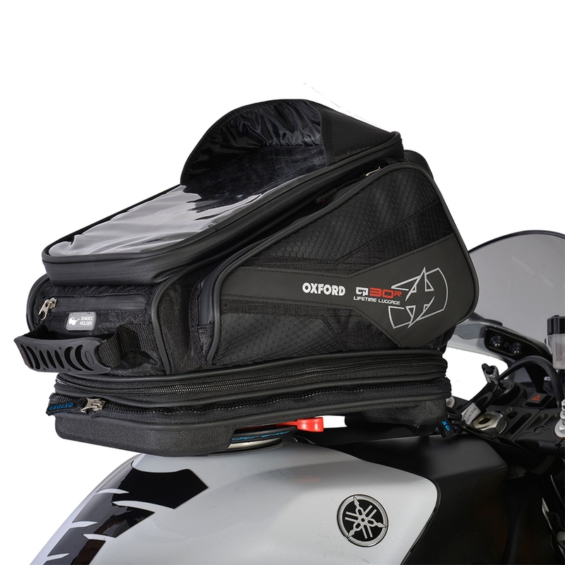 Tankbag na motocykl Oxford Q30R QR černý výprodej