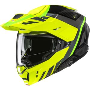 Výklopná helma na motorku HJC i80 Imes MC3H černo-fluo žluto-fluo zelená