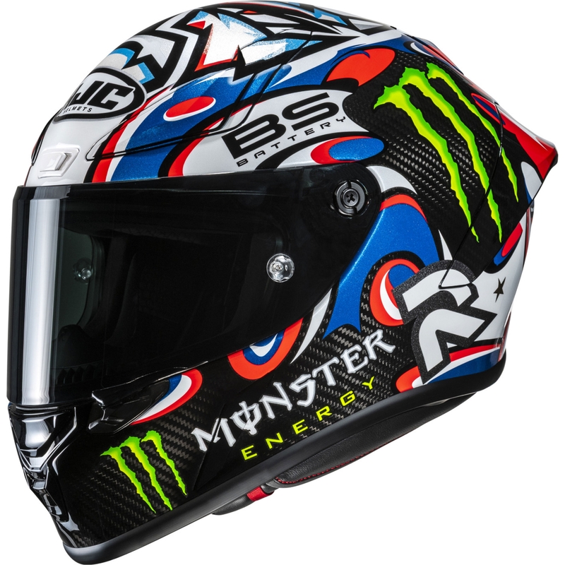 Integrální helma na motorku HJC RPHA 1 V2 CARBON Quartararo Le Mans III MC25 multicolor