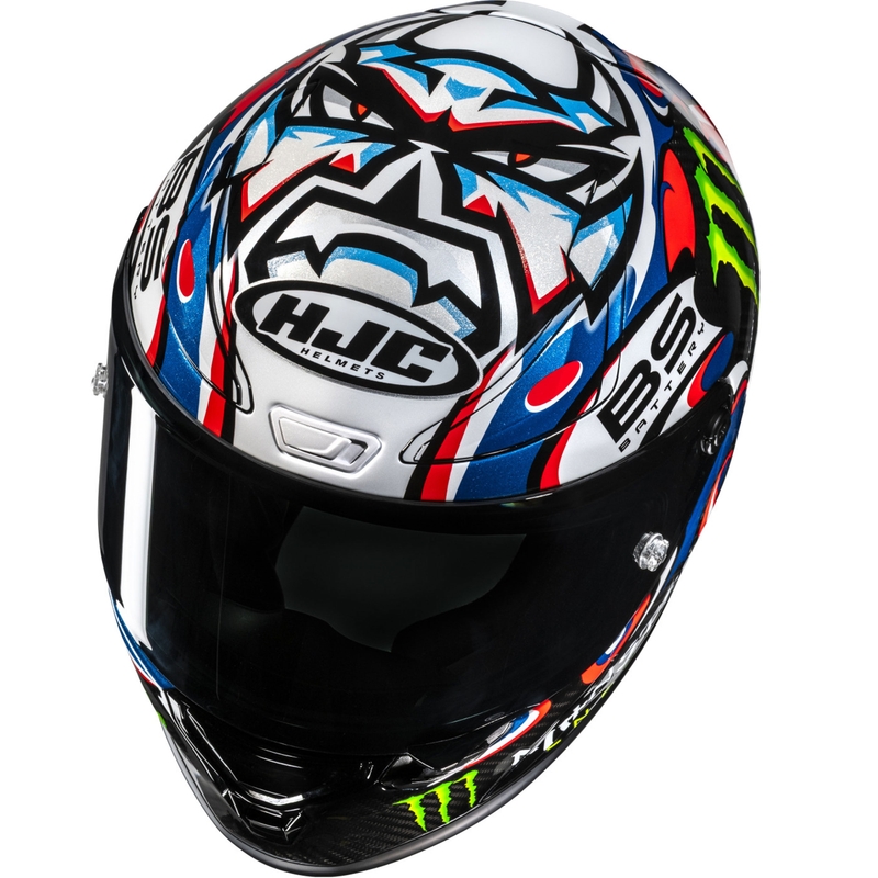 Integrální helma na motorku HJC RPHA 1 V2 CARBON Quartararo Le Mans III MC25 multicolor