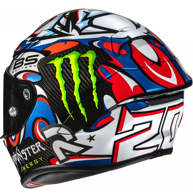 Integrální helma na motorku HJC RPHA 1 V2 CARBON Quartararo Le Mans III MC25 multicolor
