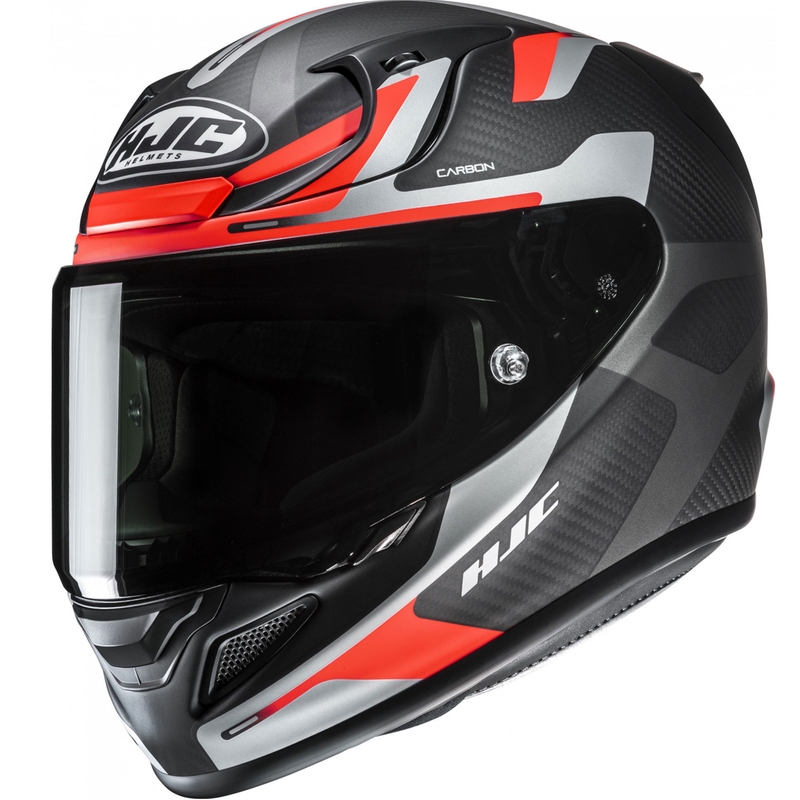 Integrální helma na motorku HJC RPHA 12 CARBON Xentra MC6HSF černo-šedo-červená